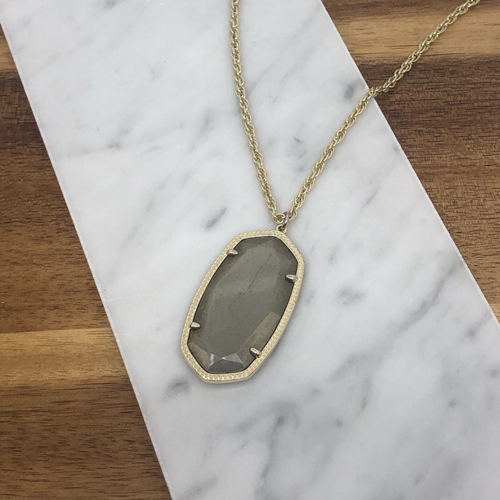Kendra Scott Pyrite Necklace
